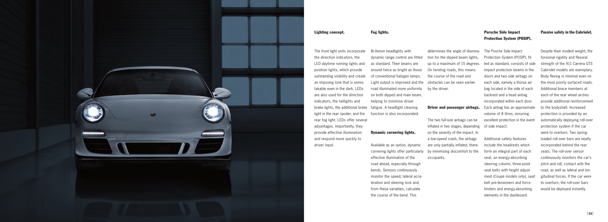 2011 Porsche 911 GTS Brochure Page 6